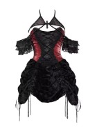 Blood Supply Duchess Velvet JSK with Detachable Sleeves(Full Payment Without Shipping)